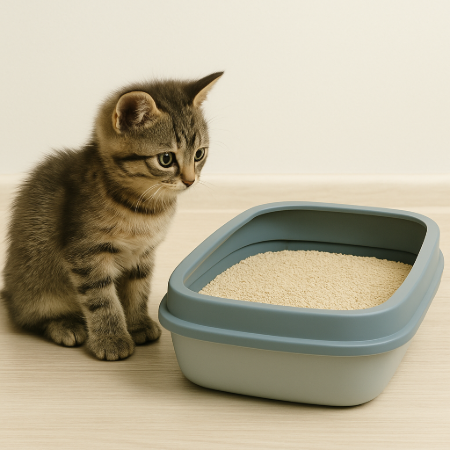 آموزش دستشویی به گربه | روش سریع، نکات کلیدی، مشکلات رایج و راه‌حل‌ها