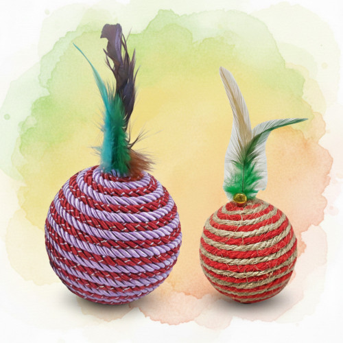 توپ کنفی پردار سایز لارج