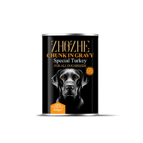 کنسرو سگ طعم بوقلمون  چانک ژوژه 400 گرم