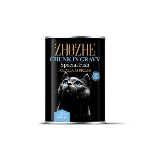 کنسرو گربه طعم ماهی چانک ژوژه 400 گرم