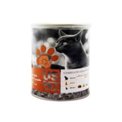 کنسرو گربه یو اس پت طعم کدو و سنبل الطیب 800 گرم