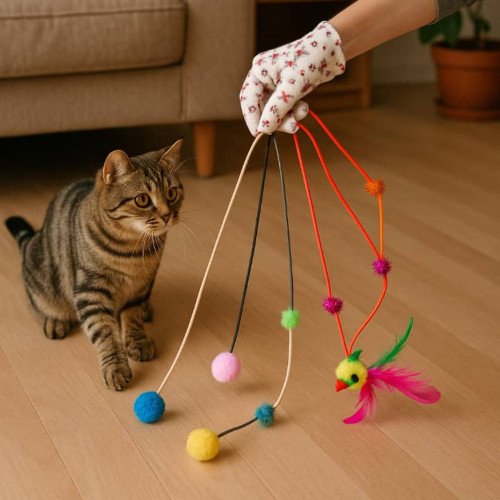 دستکش بازی گربه